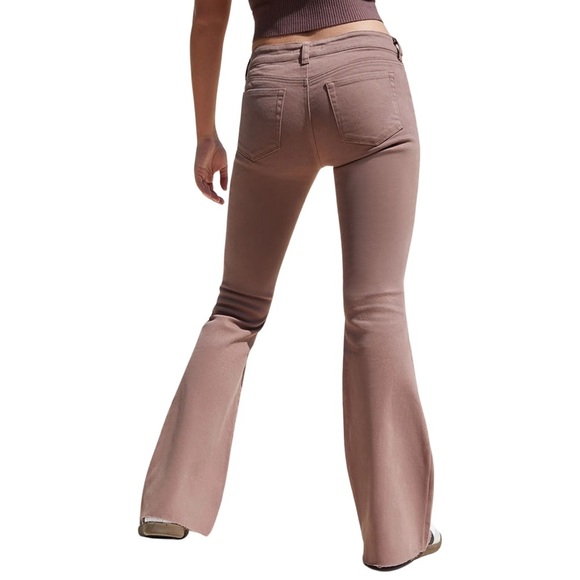 Pacsun Brown Stretch Low Rise Flare Size 25 - Picture 3 of 10